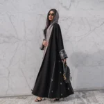 ⁦Embroidery Open Abaya Women Muslim Dress Jilbab 2026 Eid Mubarak Ramadan Abayas Kebaya Kaftan Robe Hijab Dresses Islam Clothing⁩ - الصورة ⁦2⁩