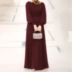 Abayas Dress for Women Modest Dubai Long Dresses Jalabiya Islam Vestidos Saudi Arab Maxi Robe Eid Muslim Ramadan Morocco Kaftan - Image 2